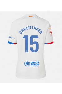 Fotbalové Dres Barcelona Andreas Christensen #15 Venkovní Oblečení 2023-24 Krátký Rukáv